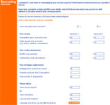 Screen capture of the Mortgage Affordability Calculator