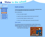 Screen capture of WaterIntheSchool.co.uk